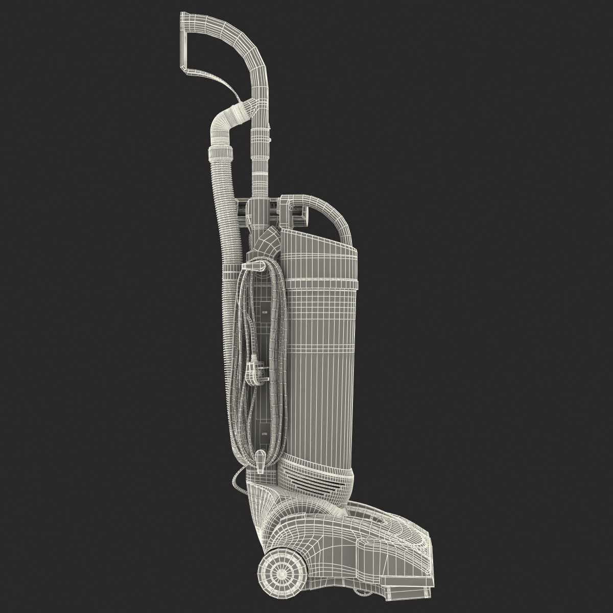 Upright Vacuum Cleaner 3D