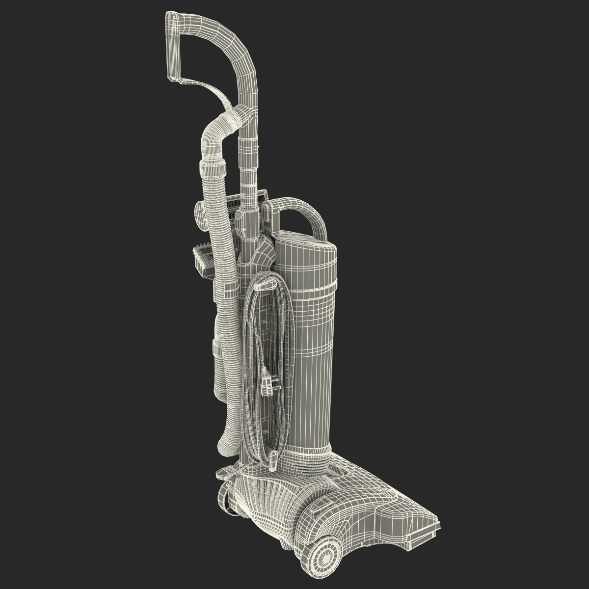 Upright Vacuum Cleaner 3D