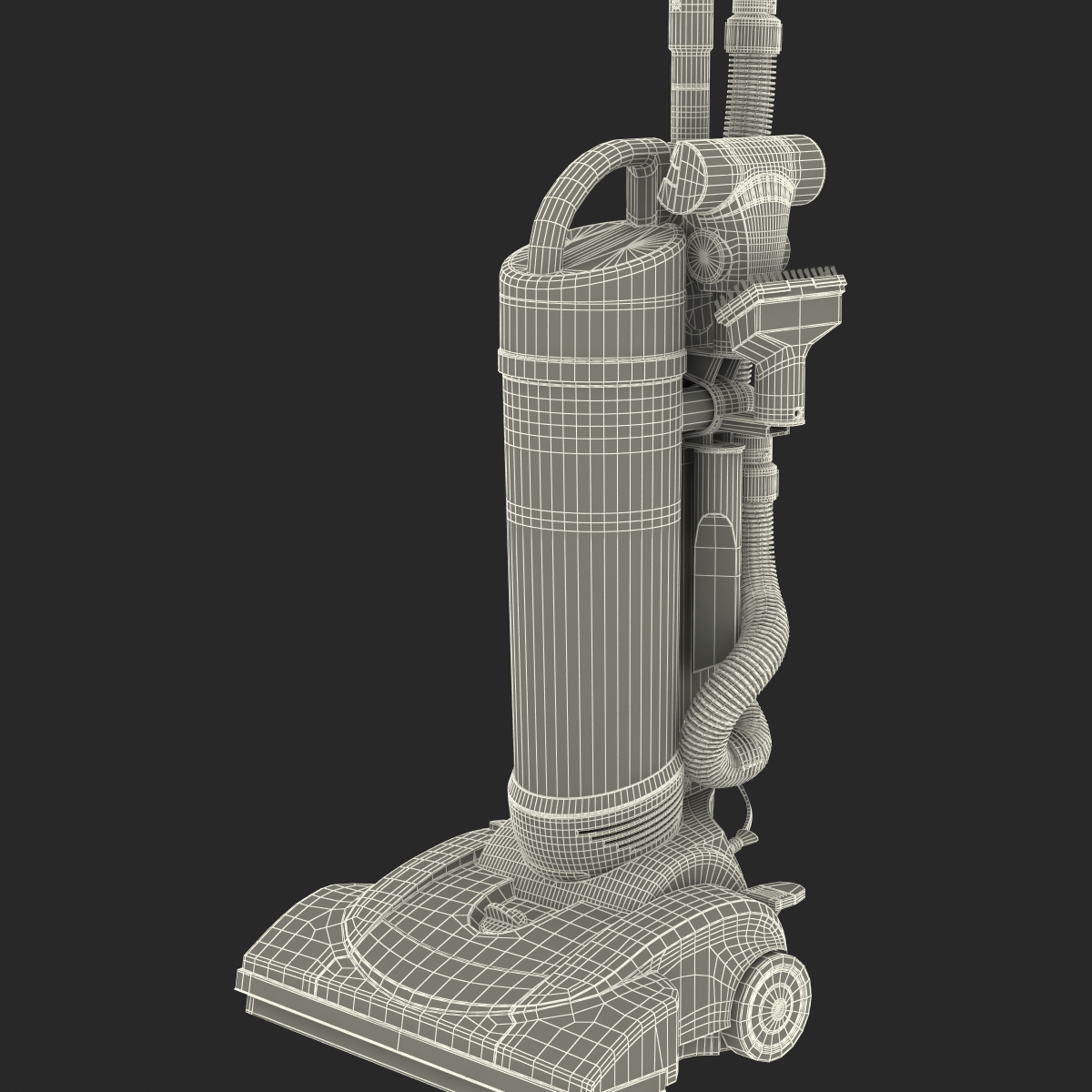 Upright Vacuum Cleaner 3D