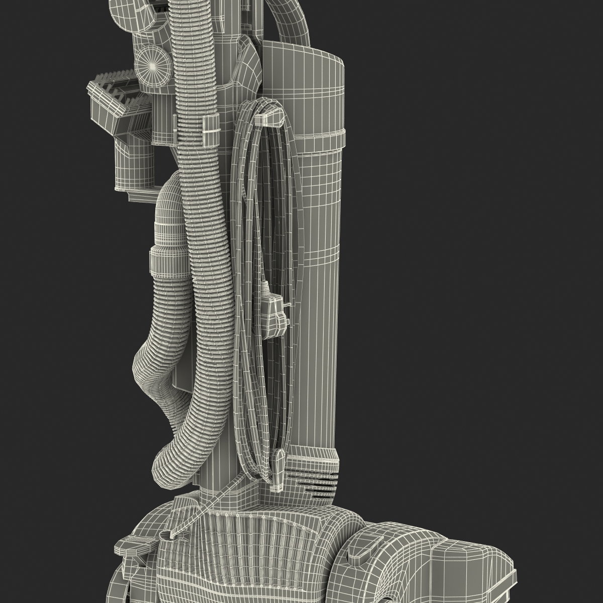 Upright Vacuum Cleaner 3D