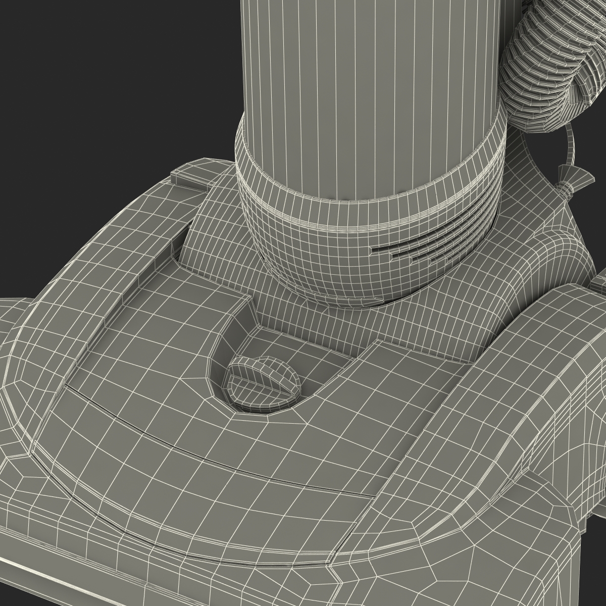 Upright Vacuum Cleaner 3D