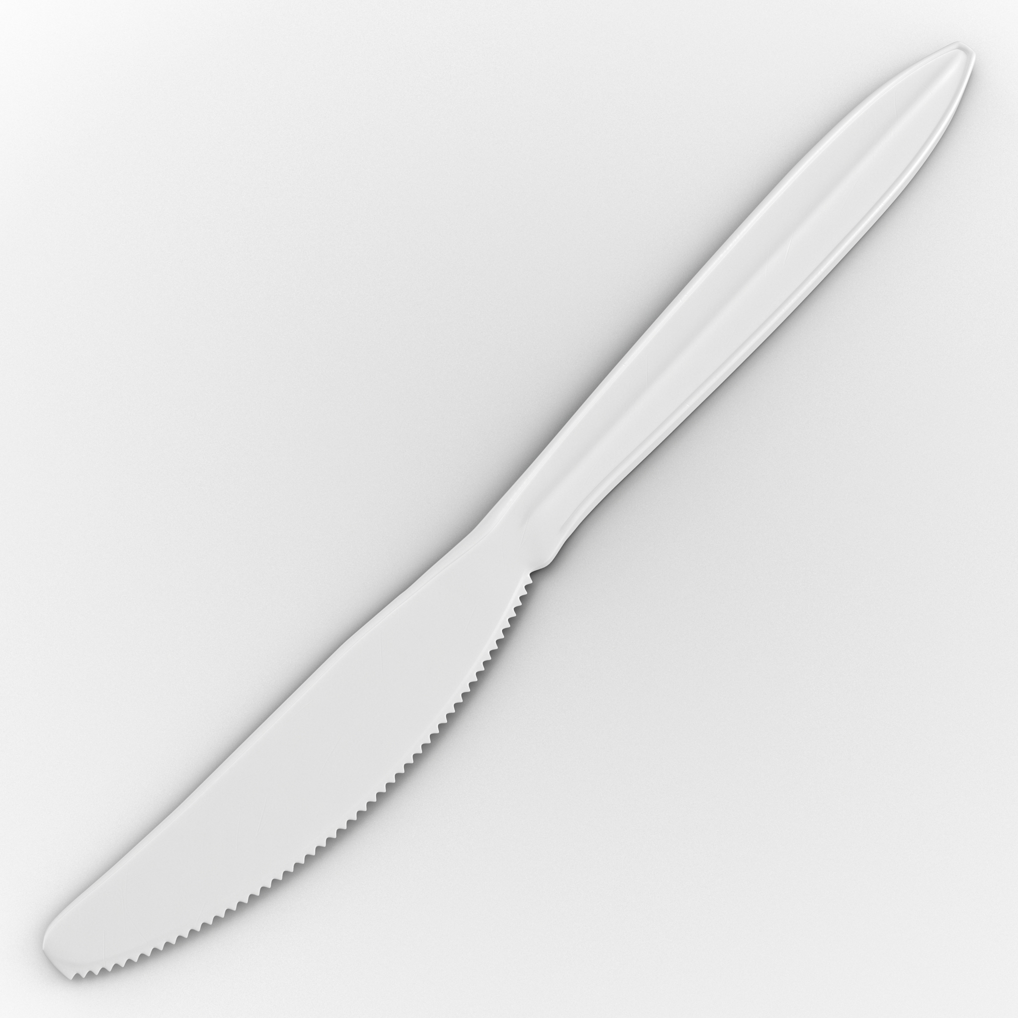 3D Plastic Knife model