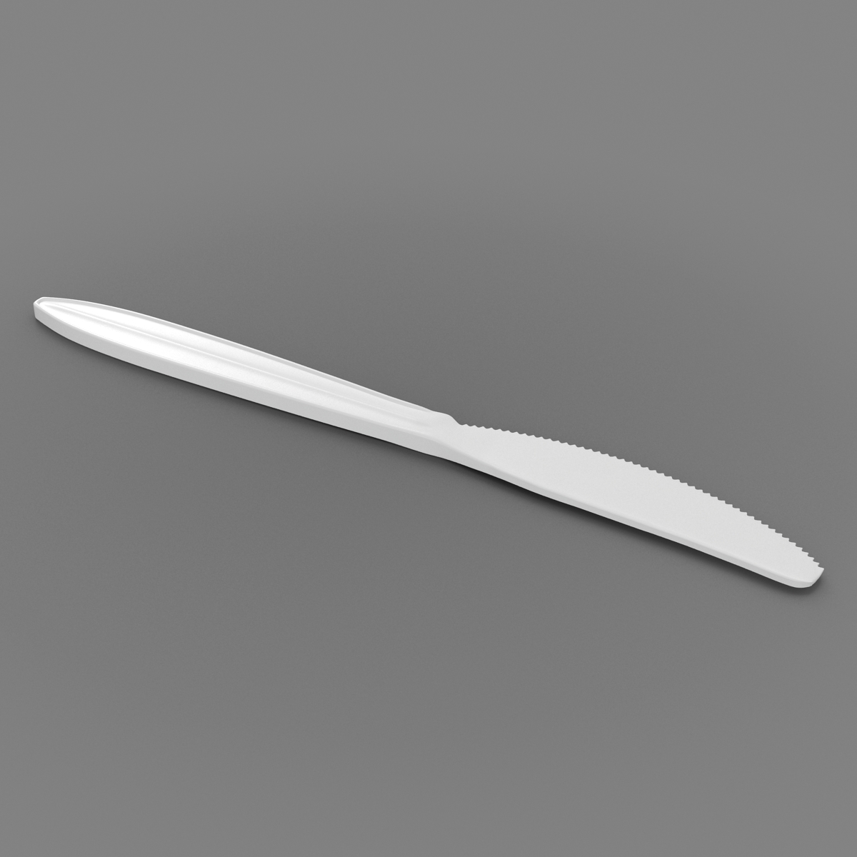 3D Plastic Knife model