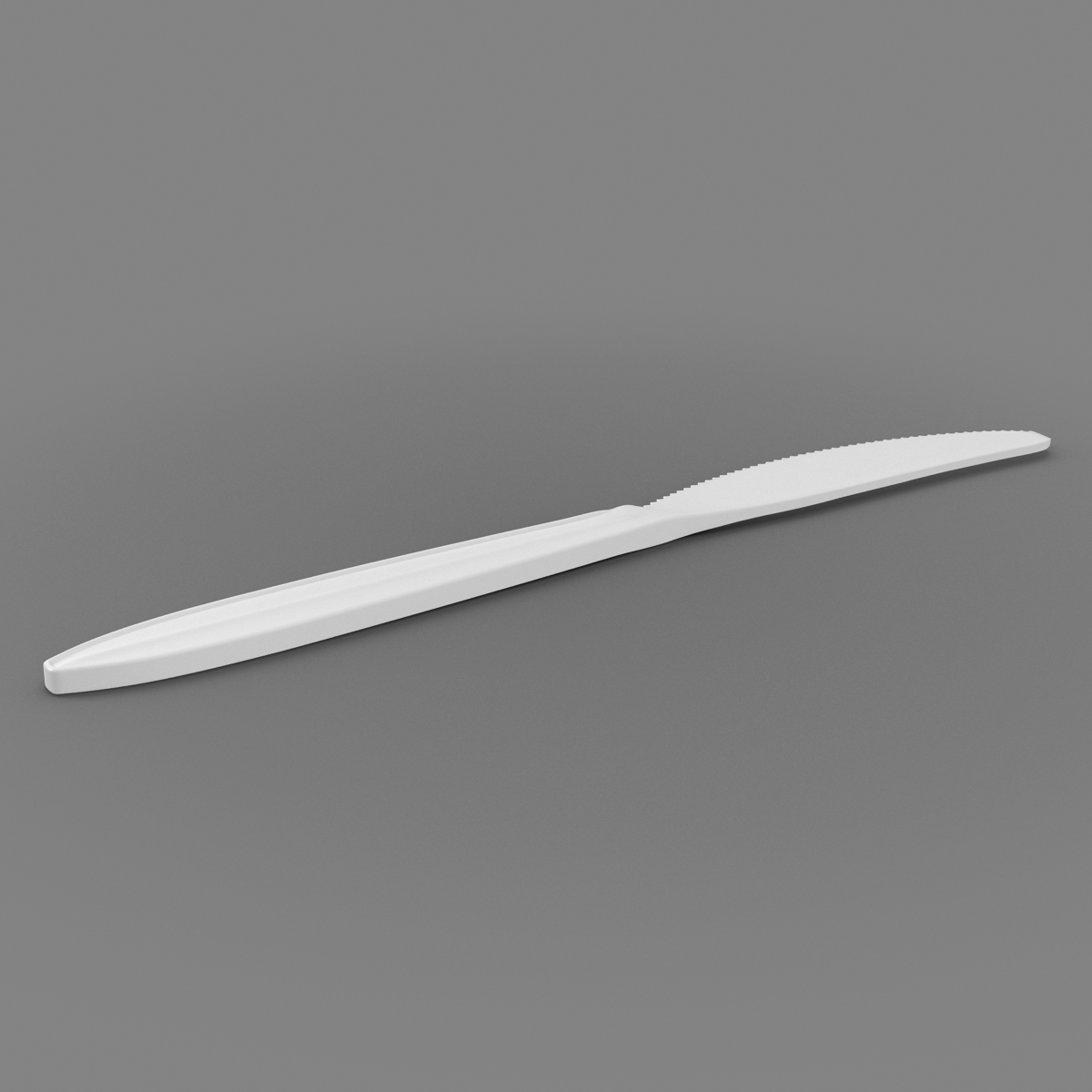 3D Plastic Knife model