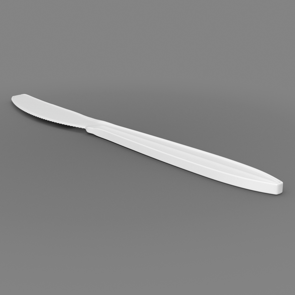 3D Plastic Knife model