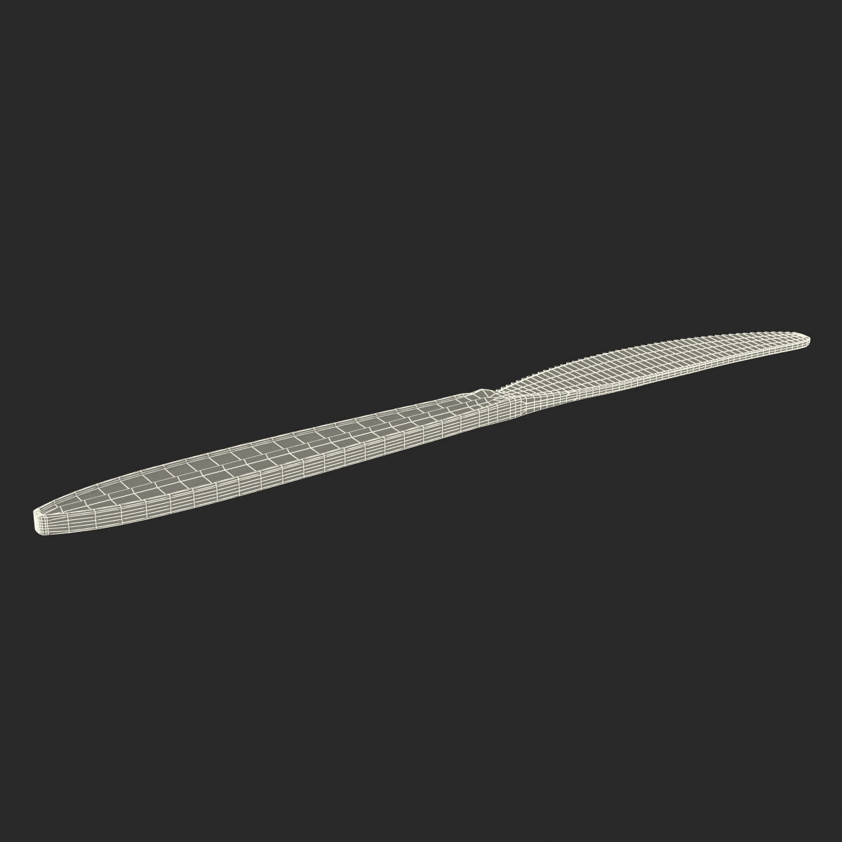 3D Plastic Knife model