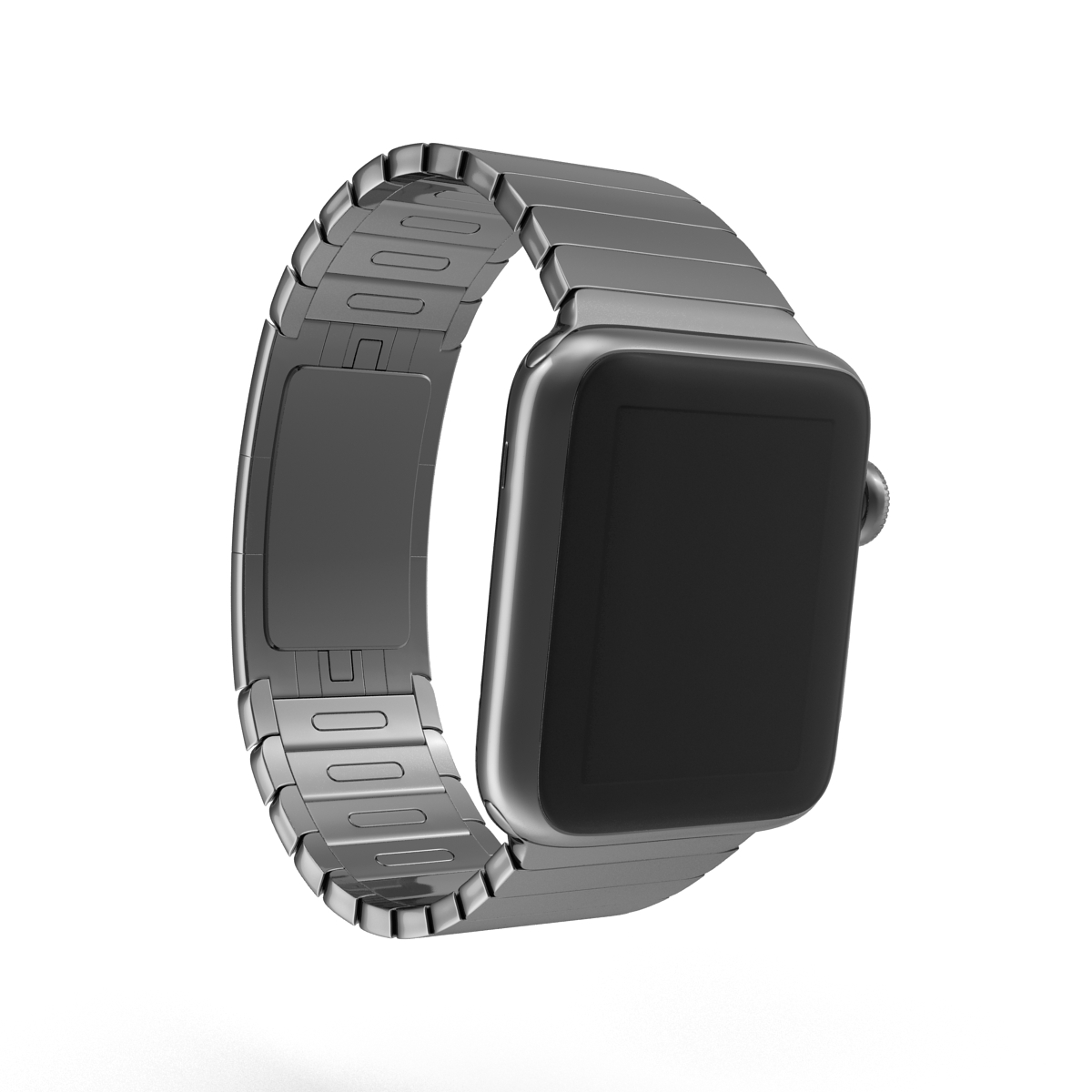 3D Apple Watch 38mm Link Bracelet Dark Space