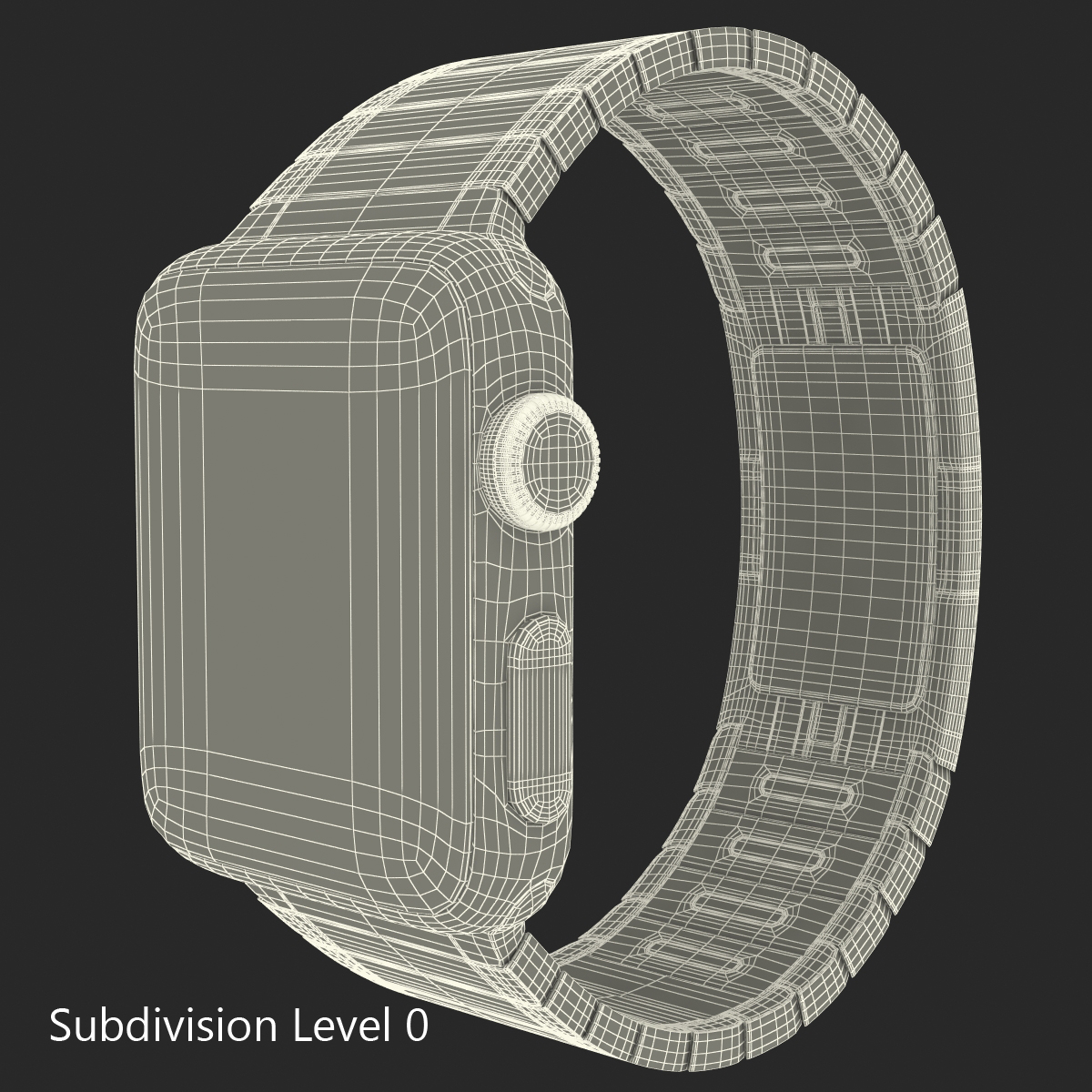 3D model Apple Watch 38mm Link Bracelet