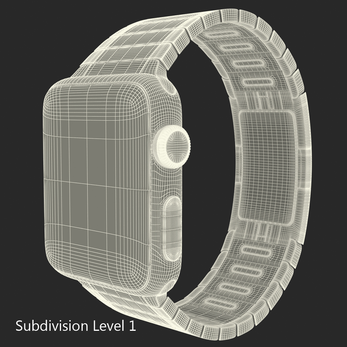 3D model Apple Watch 38mm Link Bracelet