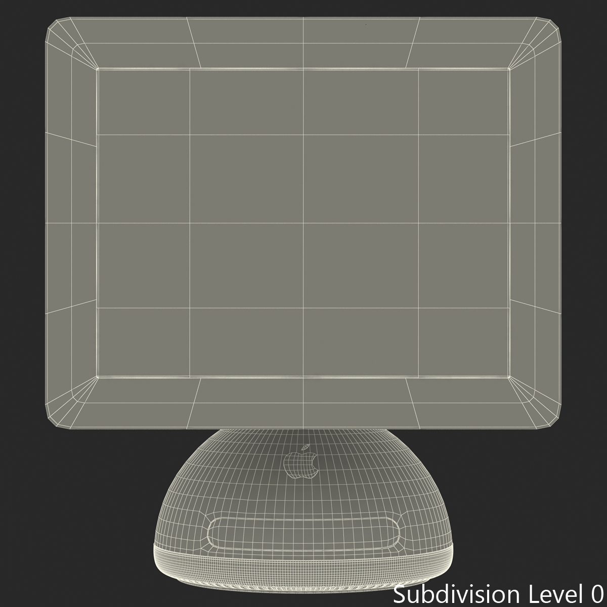 3D iMac G4 Flat Panel model