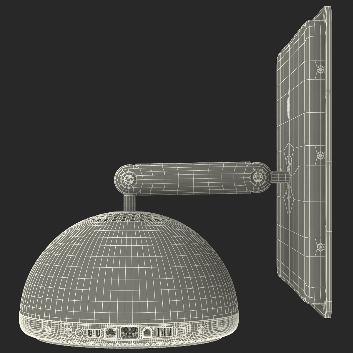 3D model iMac G4 Flat Panel Rigged