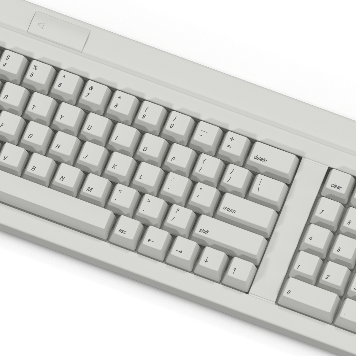 Apple Keyboard II 3D