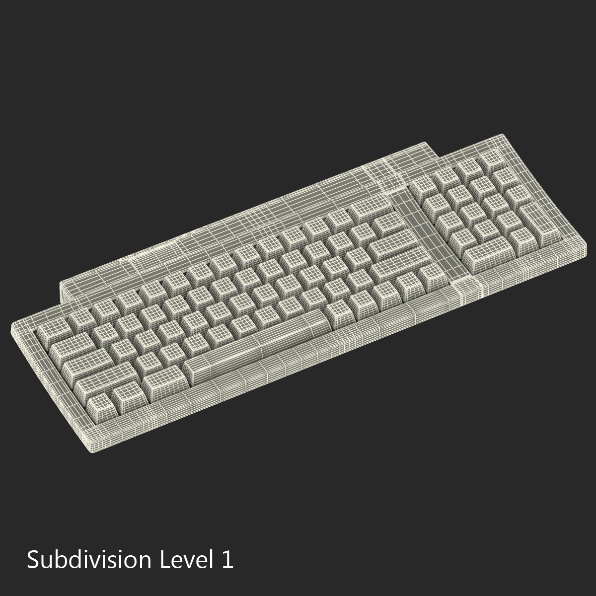 Apple Keyboard II 3D