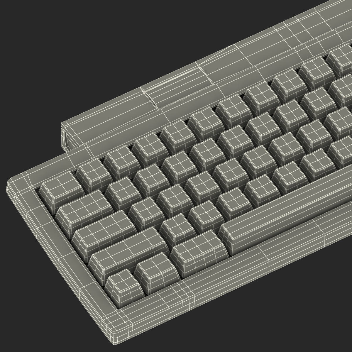 Apple Keyboard II 3D