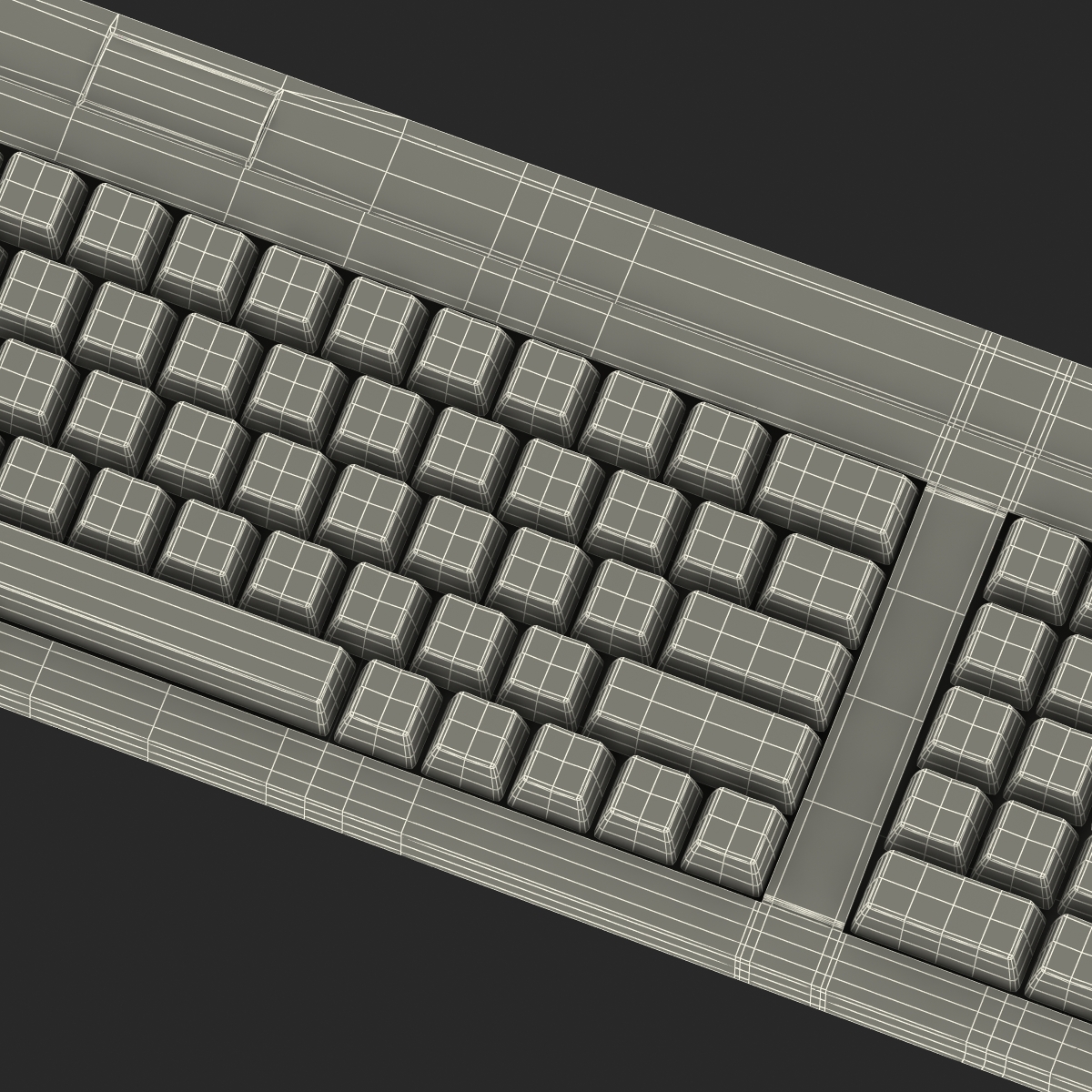 Apple Keyboard II 3D