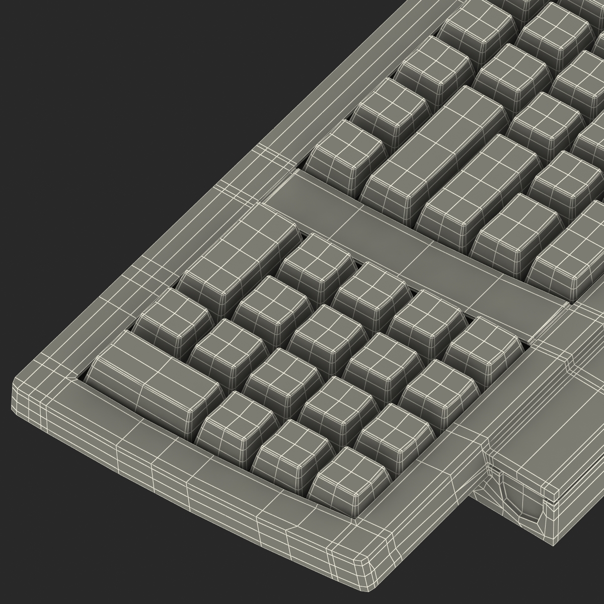 Apple Keyboard II 3D