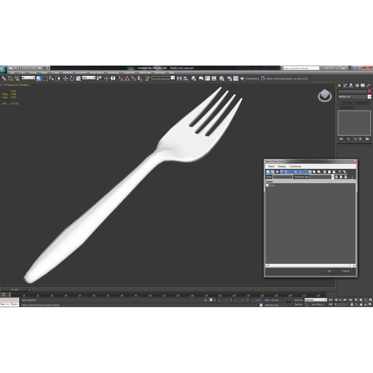 Plastic Fork 3D