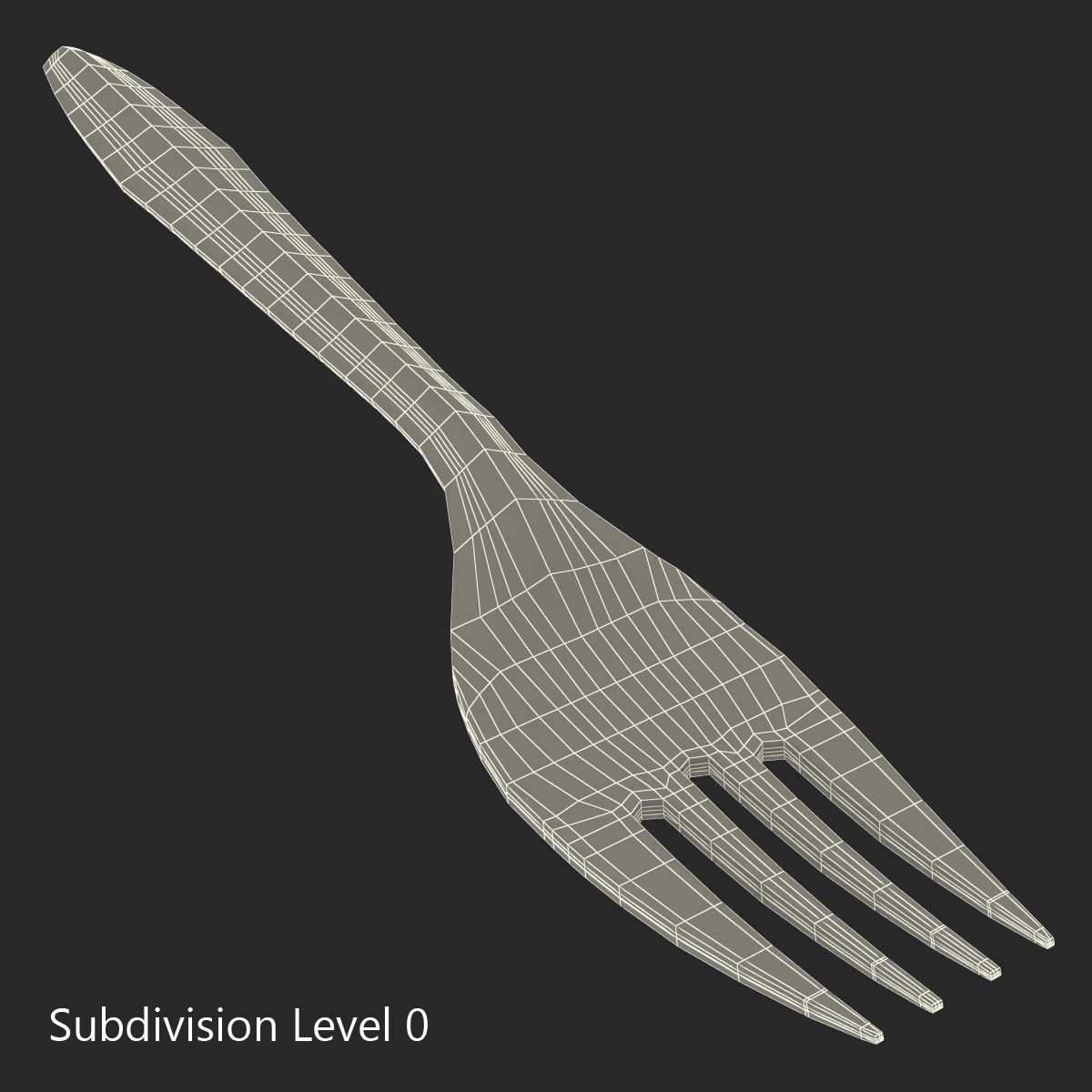 Plastic Fork 3D