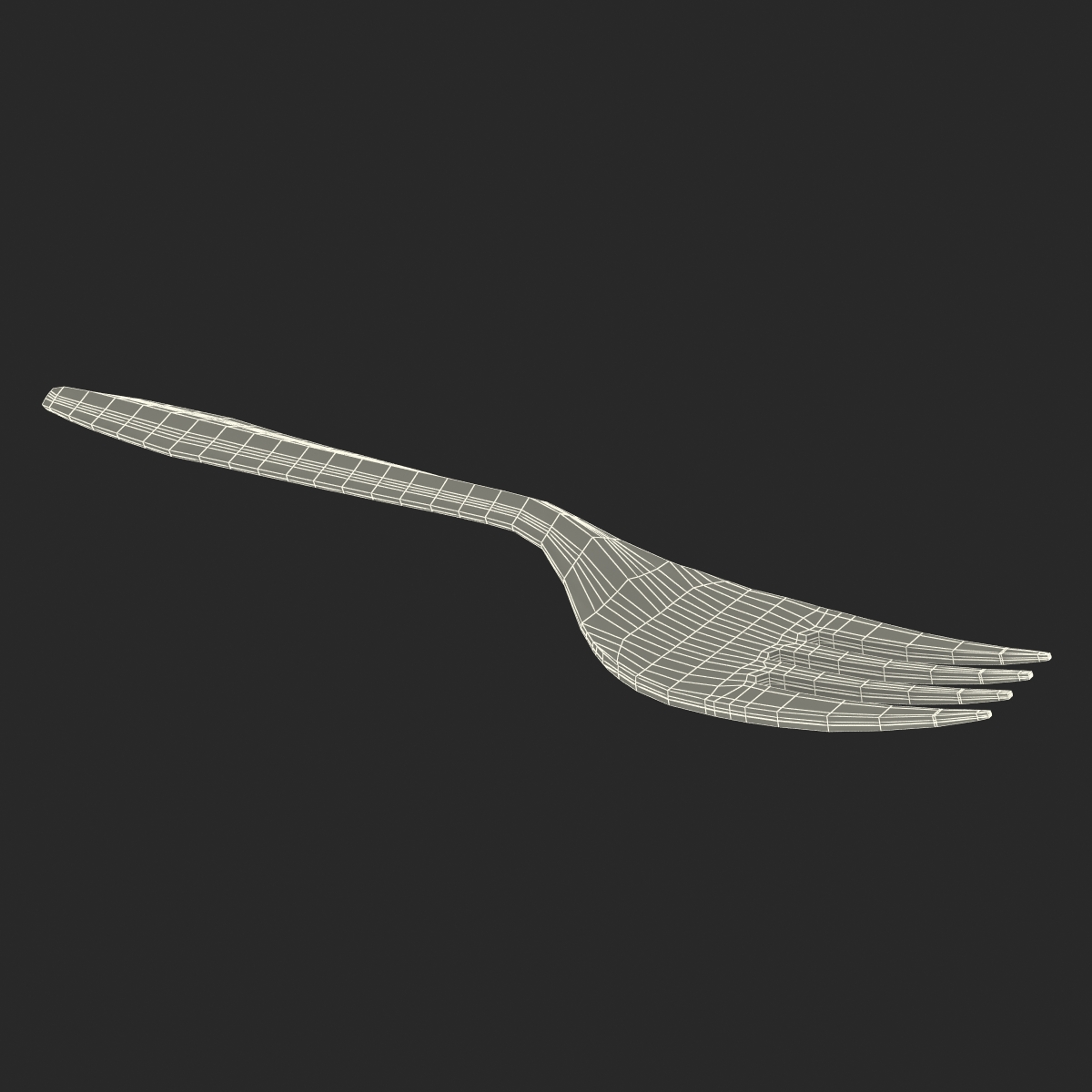 Plastic Fork 3D