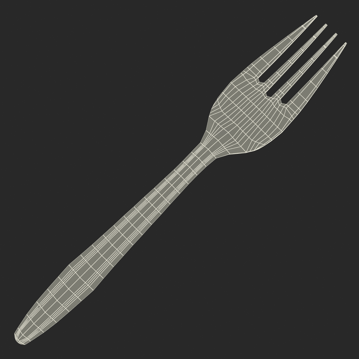 Plastic Fork 3D