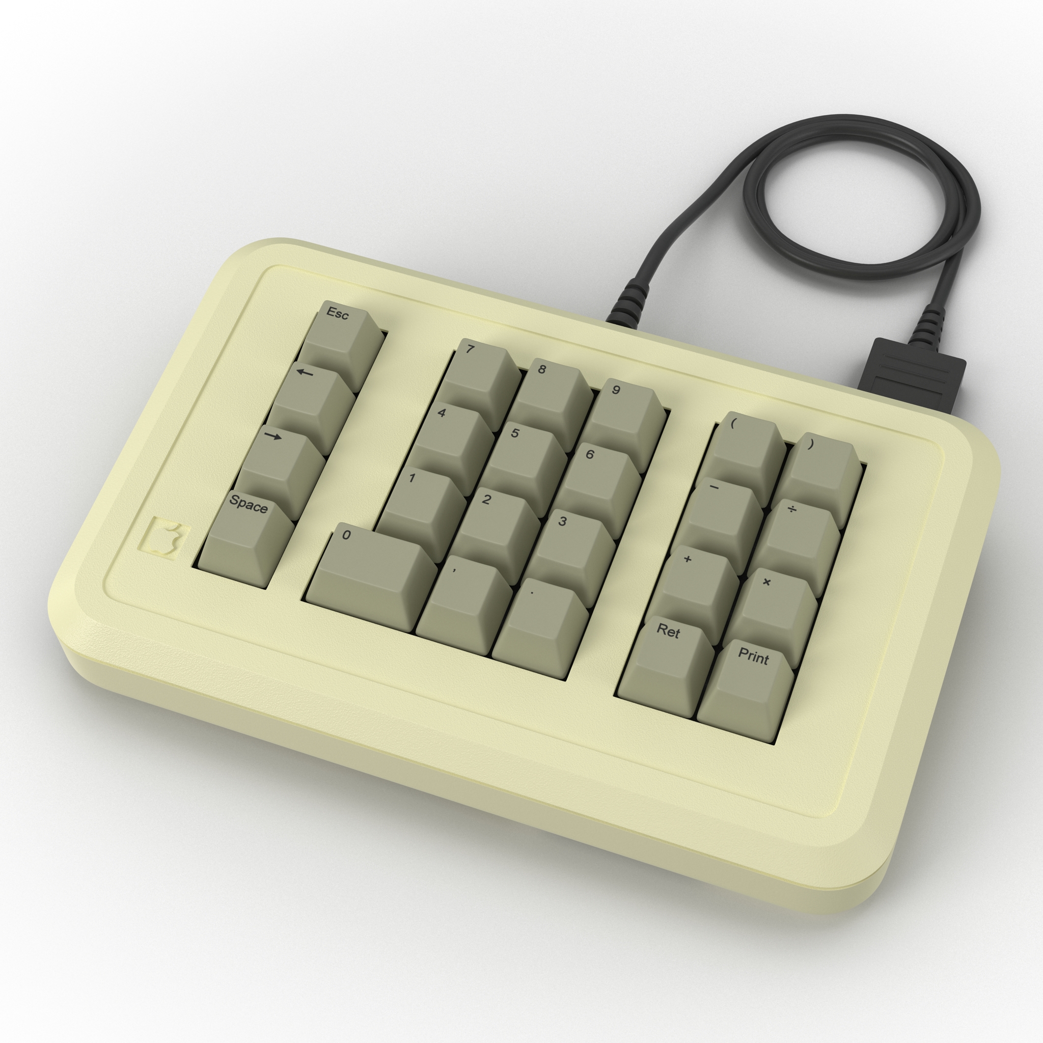 Apple IIe Numeric Keypad 3D model