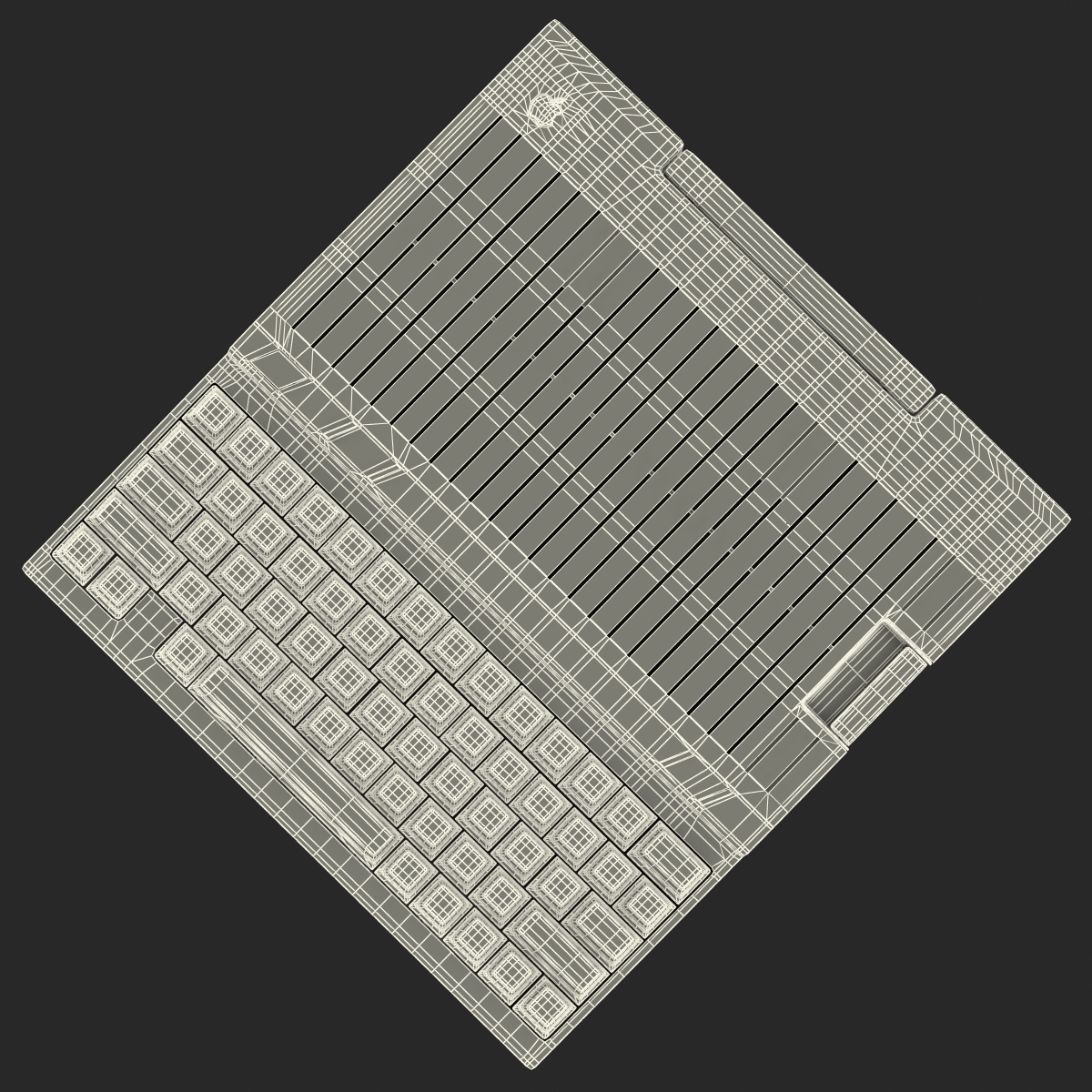 Apple IIc Personal Computer 3D