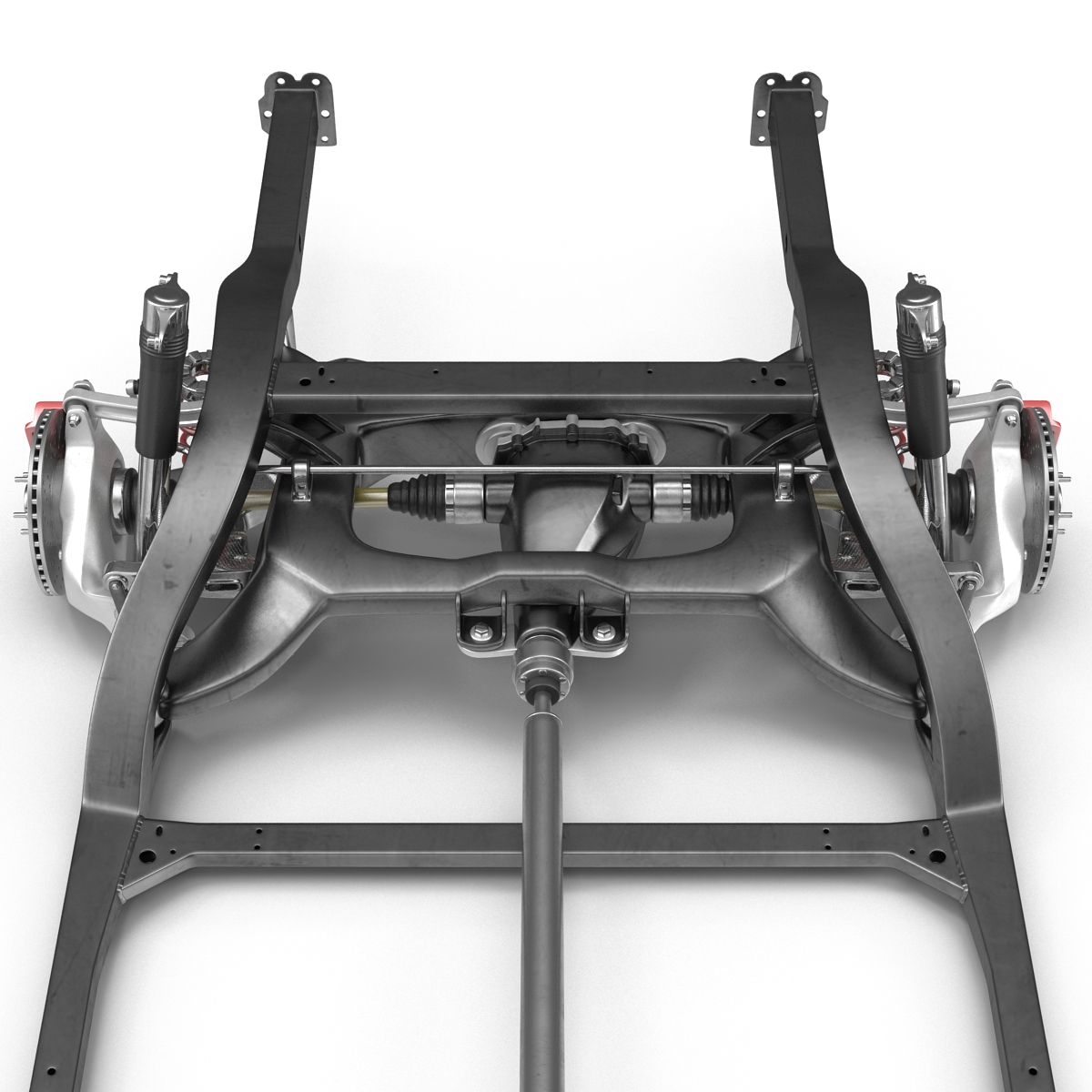 3D Sedan Chassis Drivetrain 2