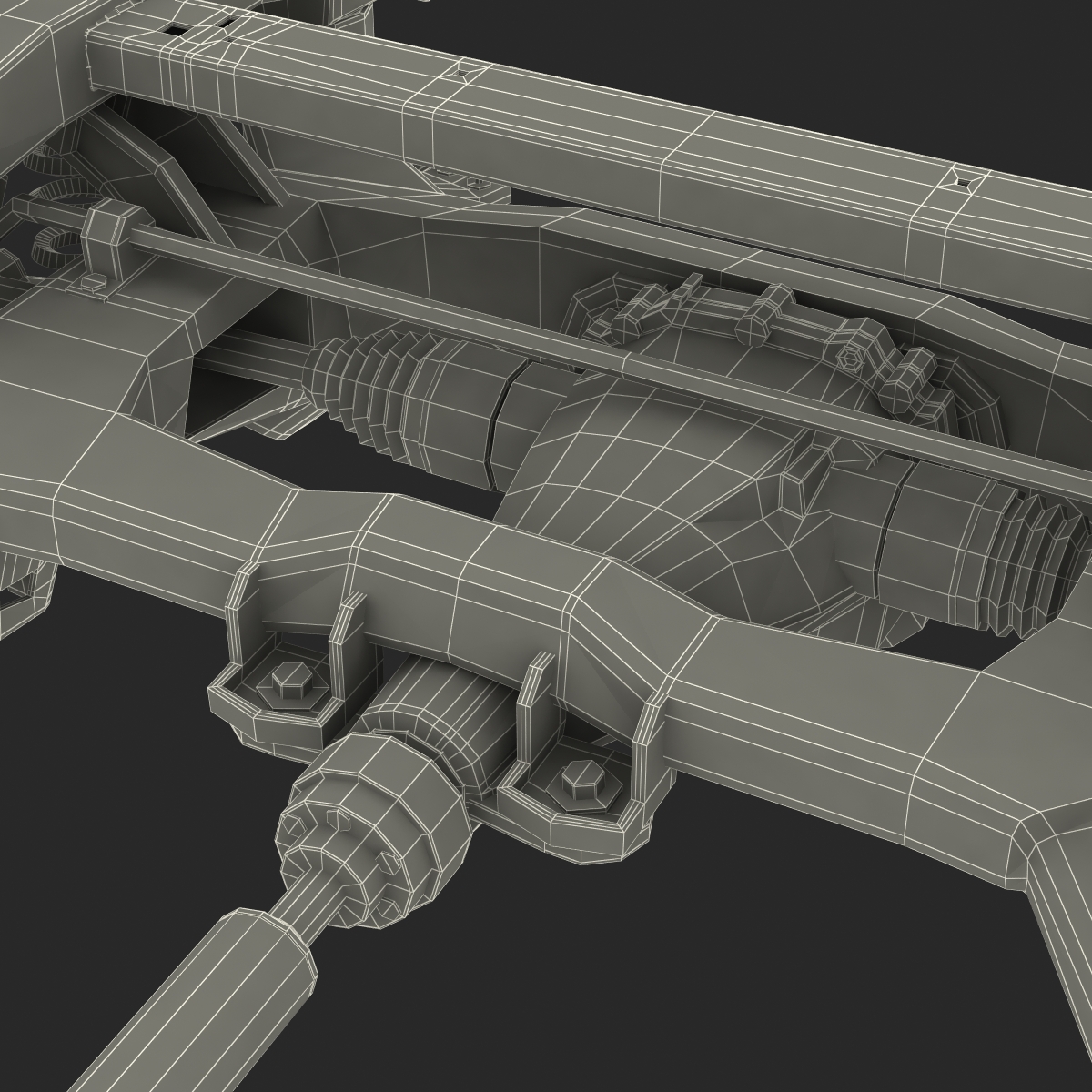 3D Sedan Chassis Drivetrain 2