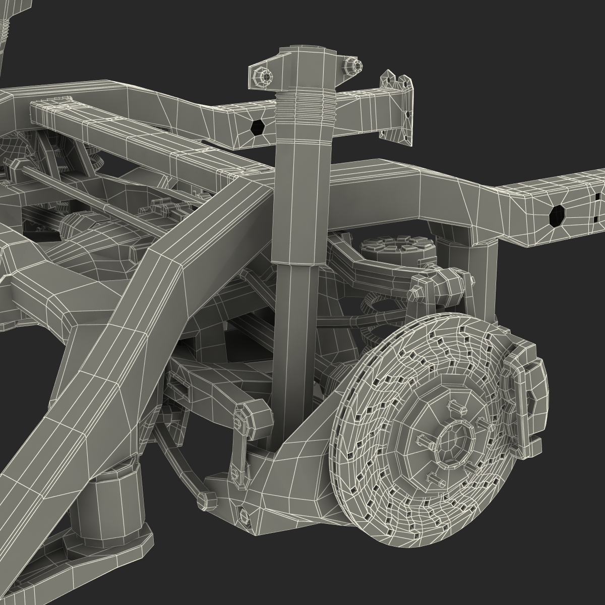 3D Sedan Chassis Drivetrain 2