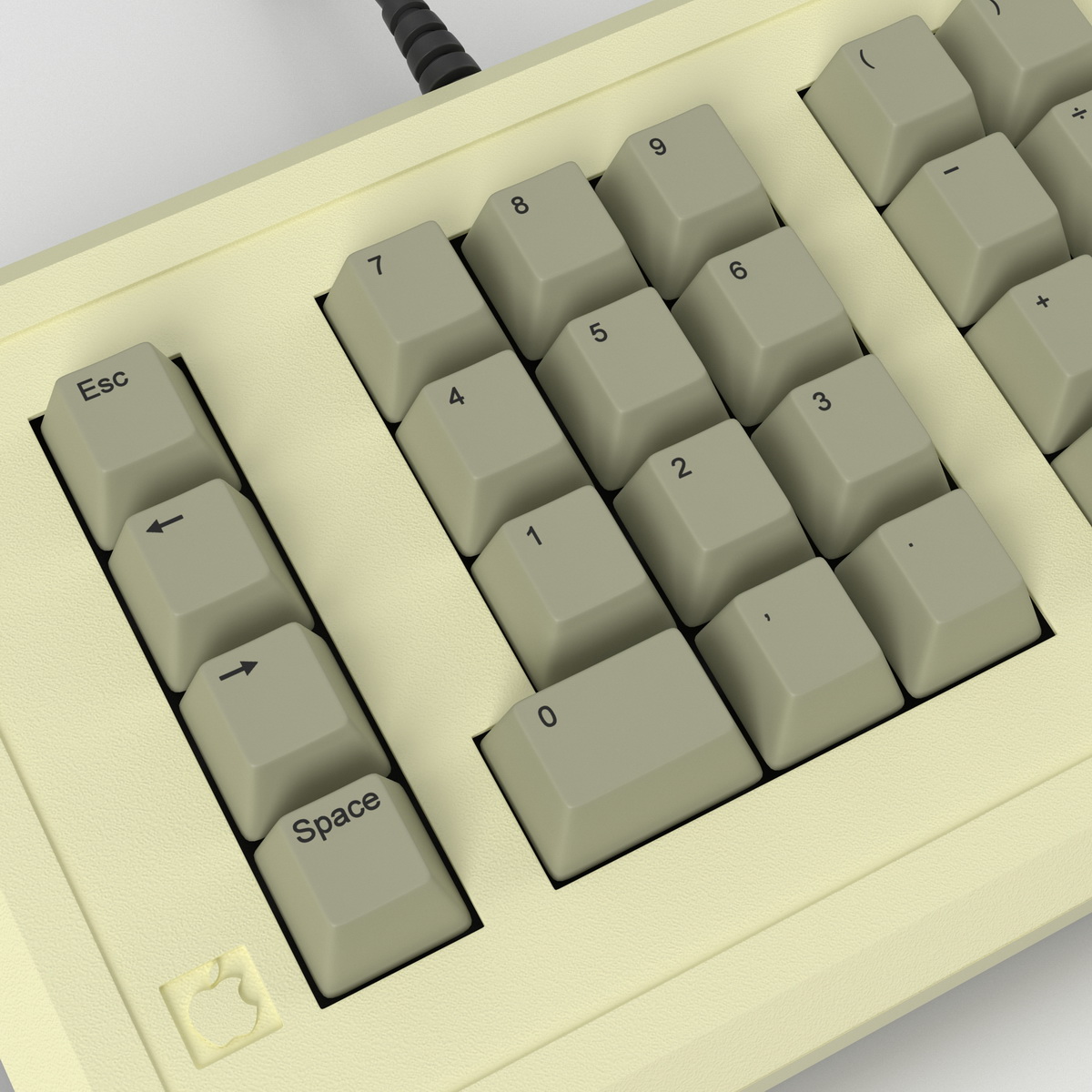 3D Apple IIe Numeric Keypad 2