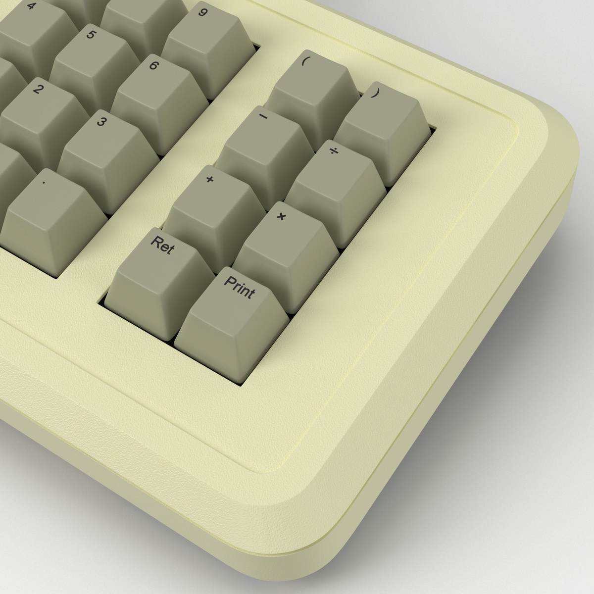 3D Apple IIe Numeric Keypad 2