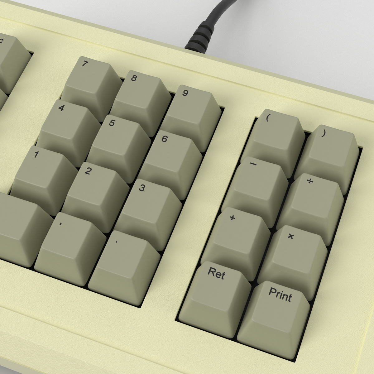 3D Apple IIe Numeric Keypad 2