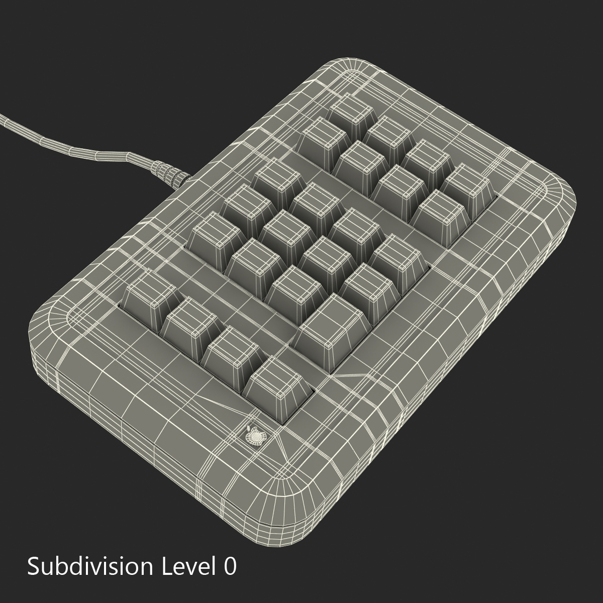 3D Apple IIe Numeric Keypad 2