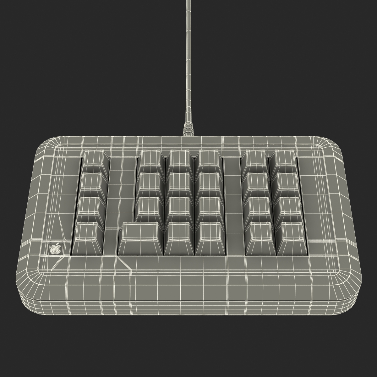 3D Apple IIe Numeric Keypad 2