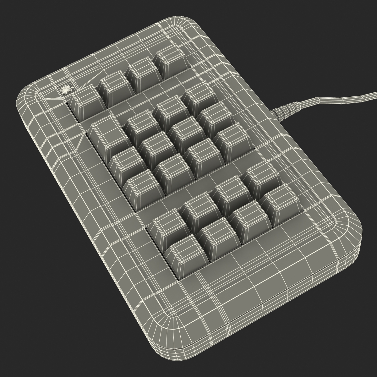 3D Apple IIe Numeric Keypad 2