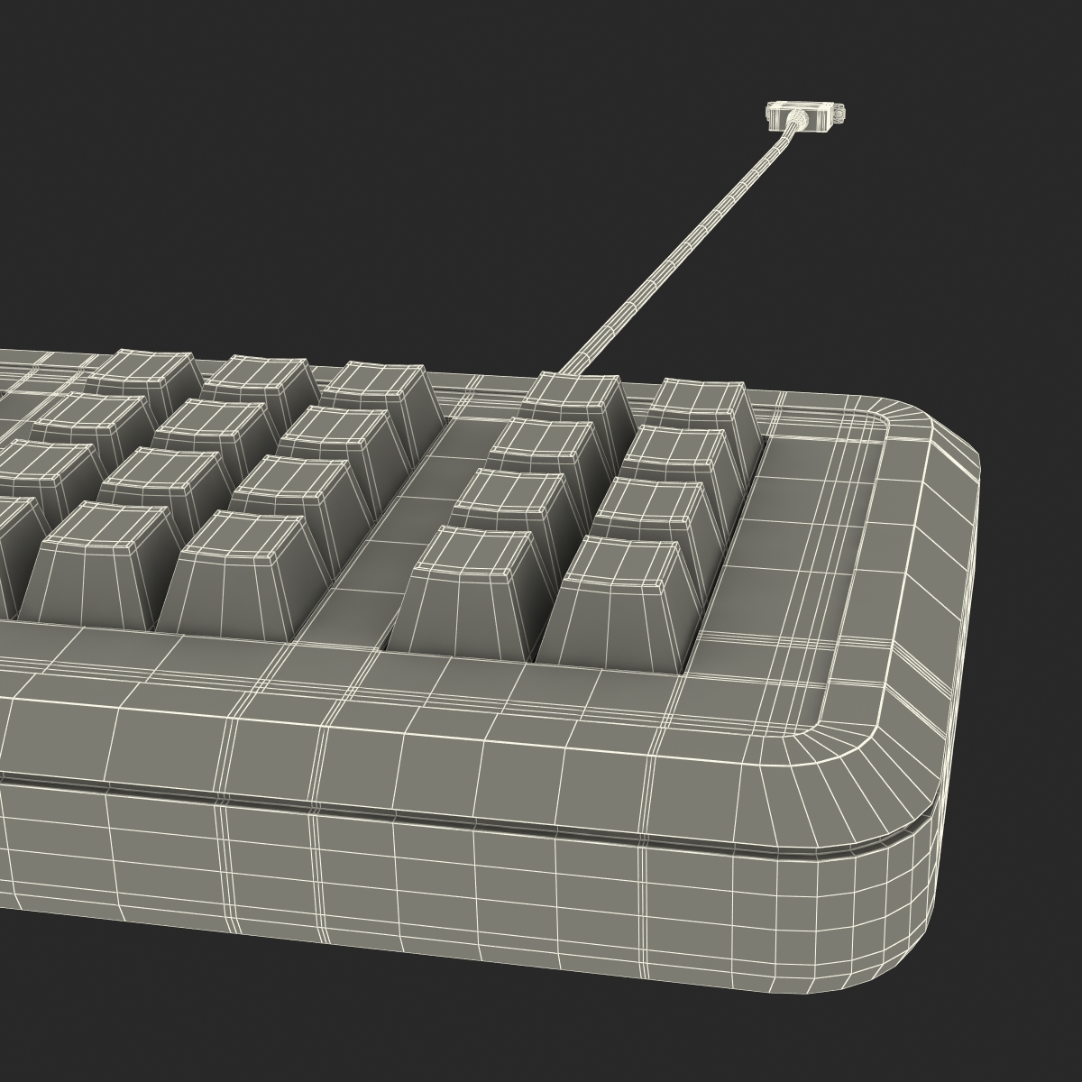 3D Apple IIe Numeric Keypad 2