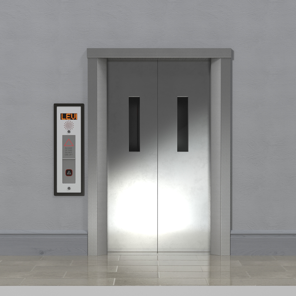 3D Lift Interior model