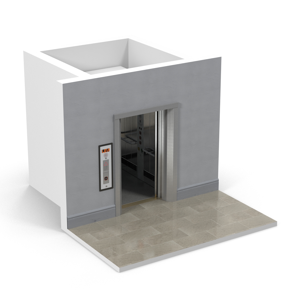 3D Lift Interior model