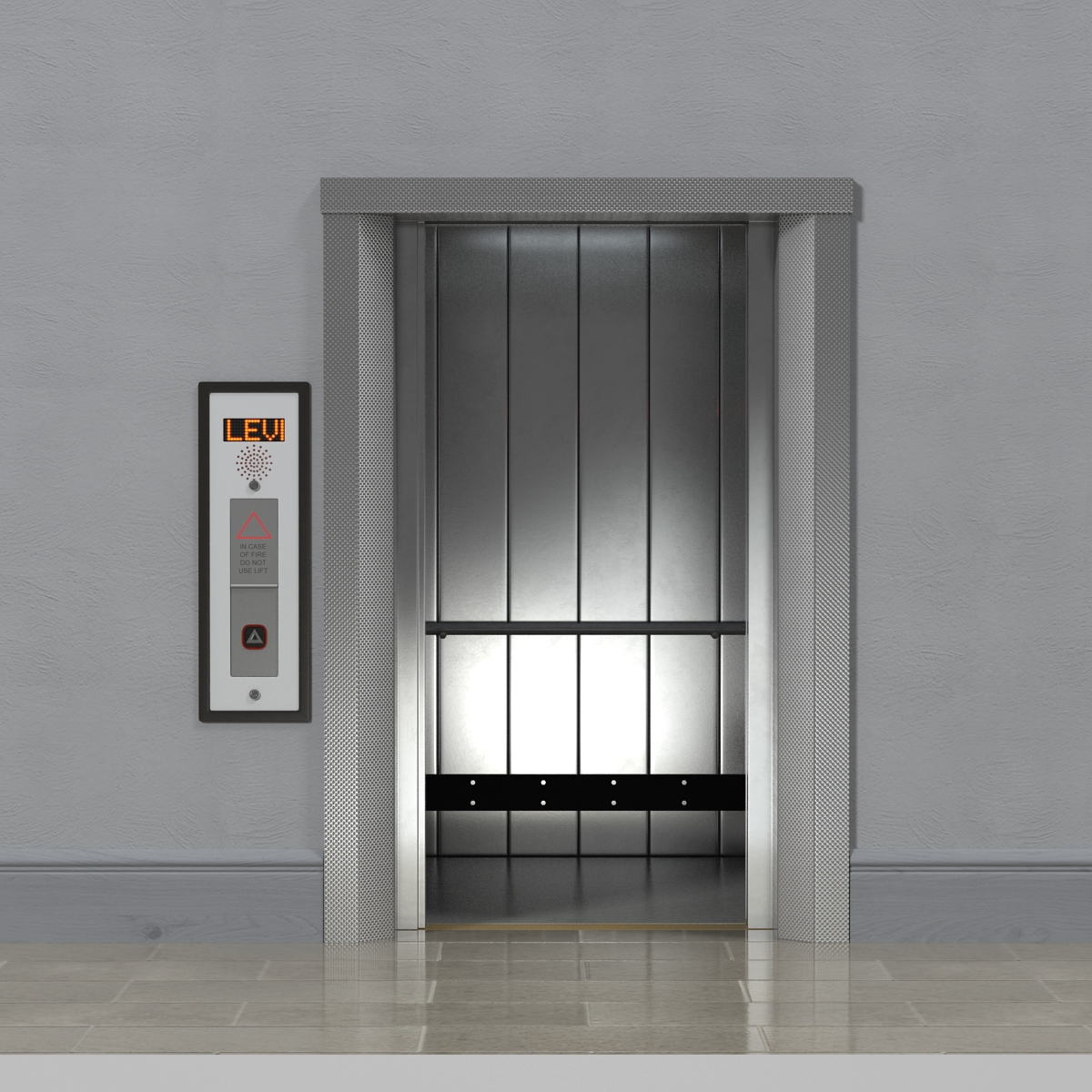 3D Lift Interior model