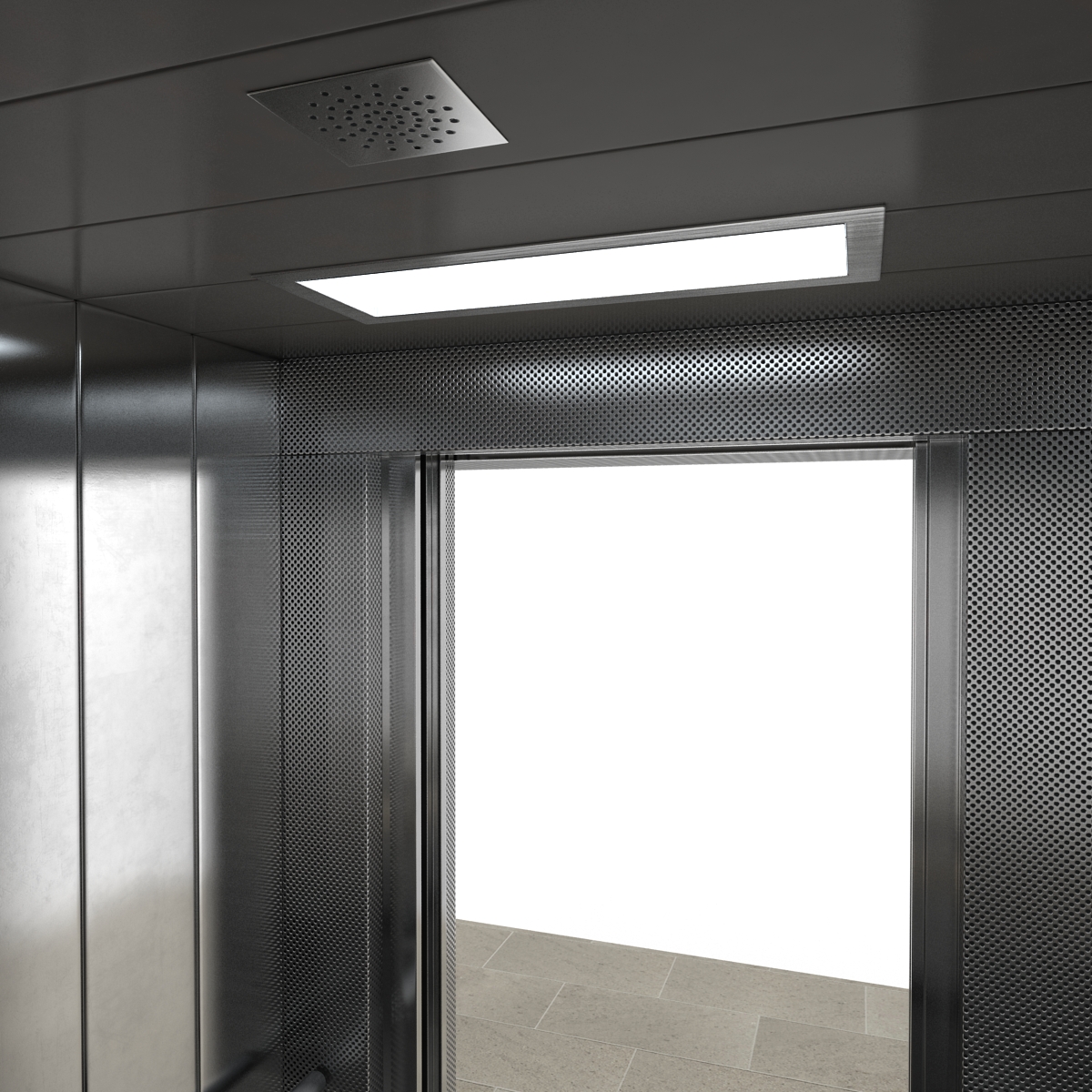 3D Lift Interior model