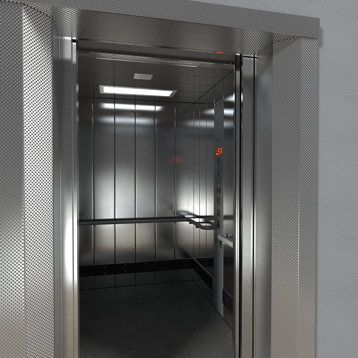 3D Lift Interior model