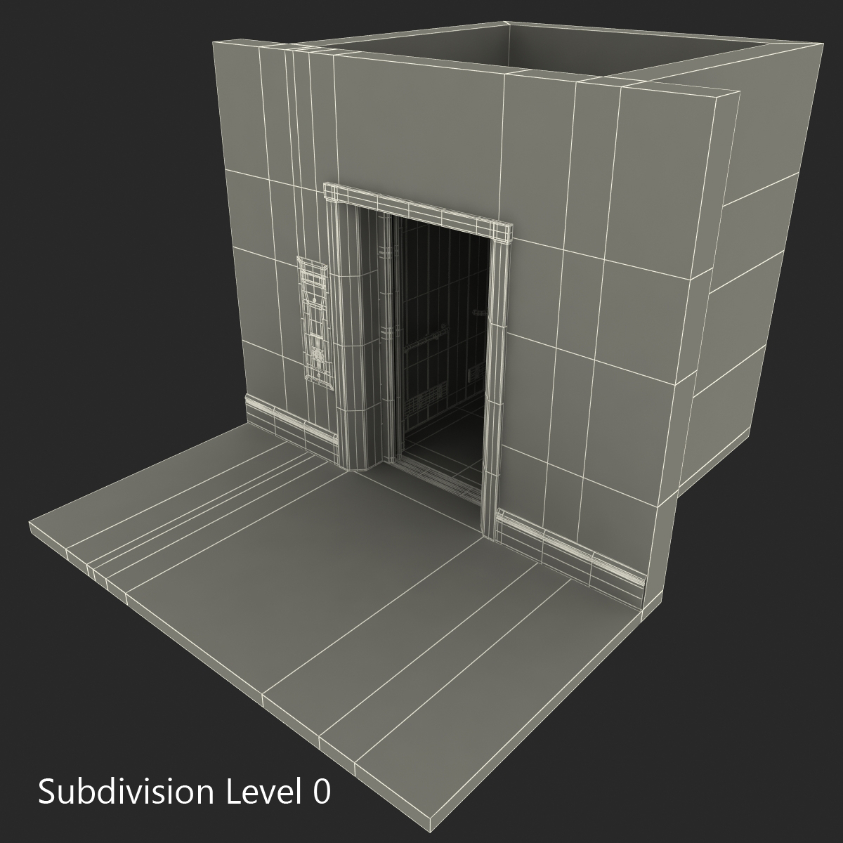 3D Lift Interior model