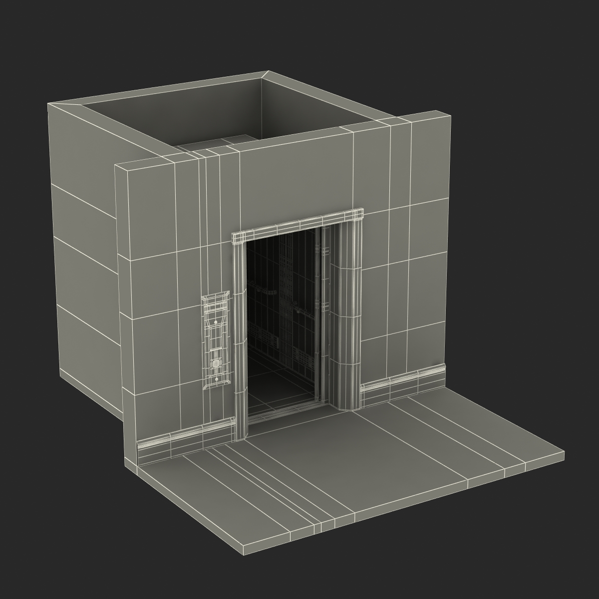 3D Lift Interior model