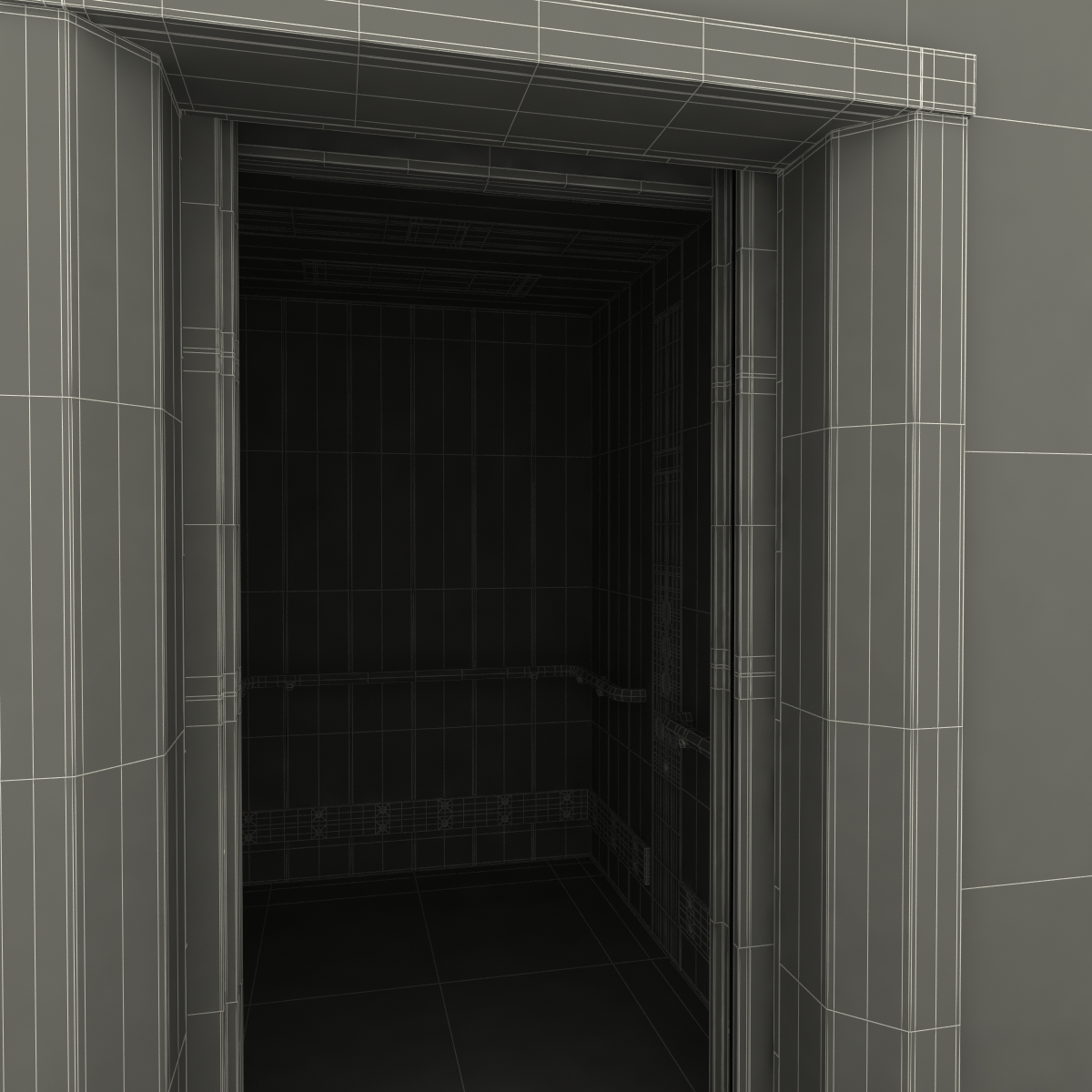 3D Lift Interior model