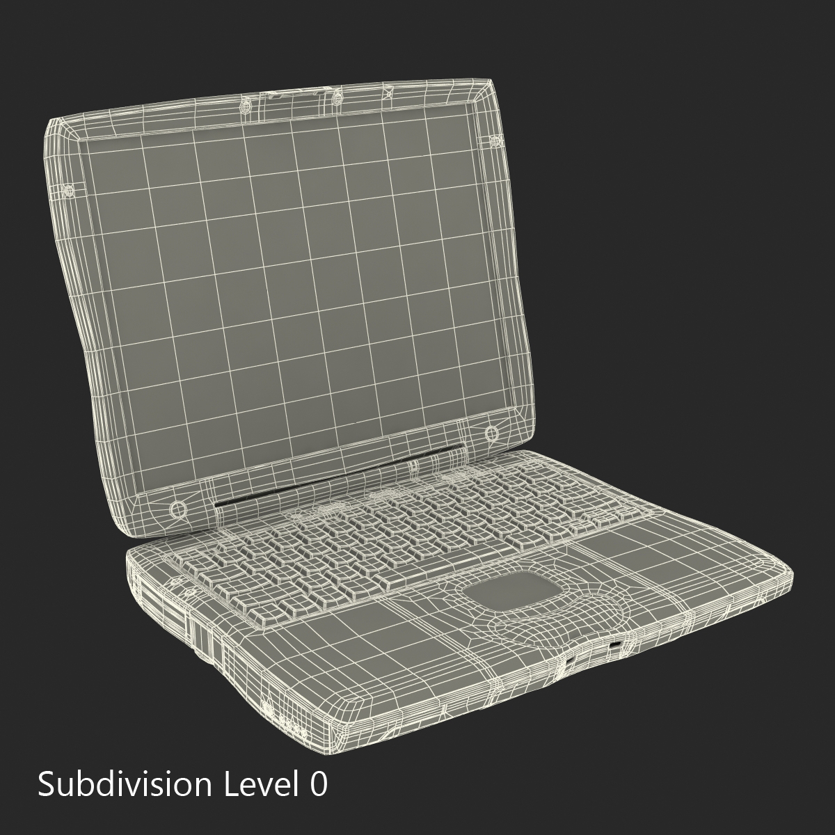 3D Apple PowerBook G3 model