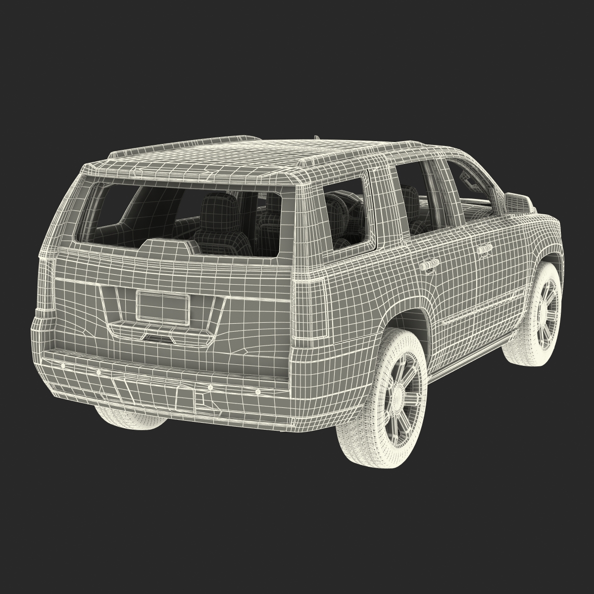 3D Generic SUV 2 model