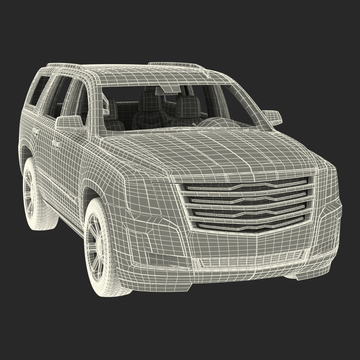 3D model Generic SUV 2 Rigged