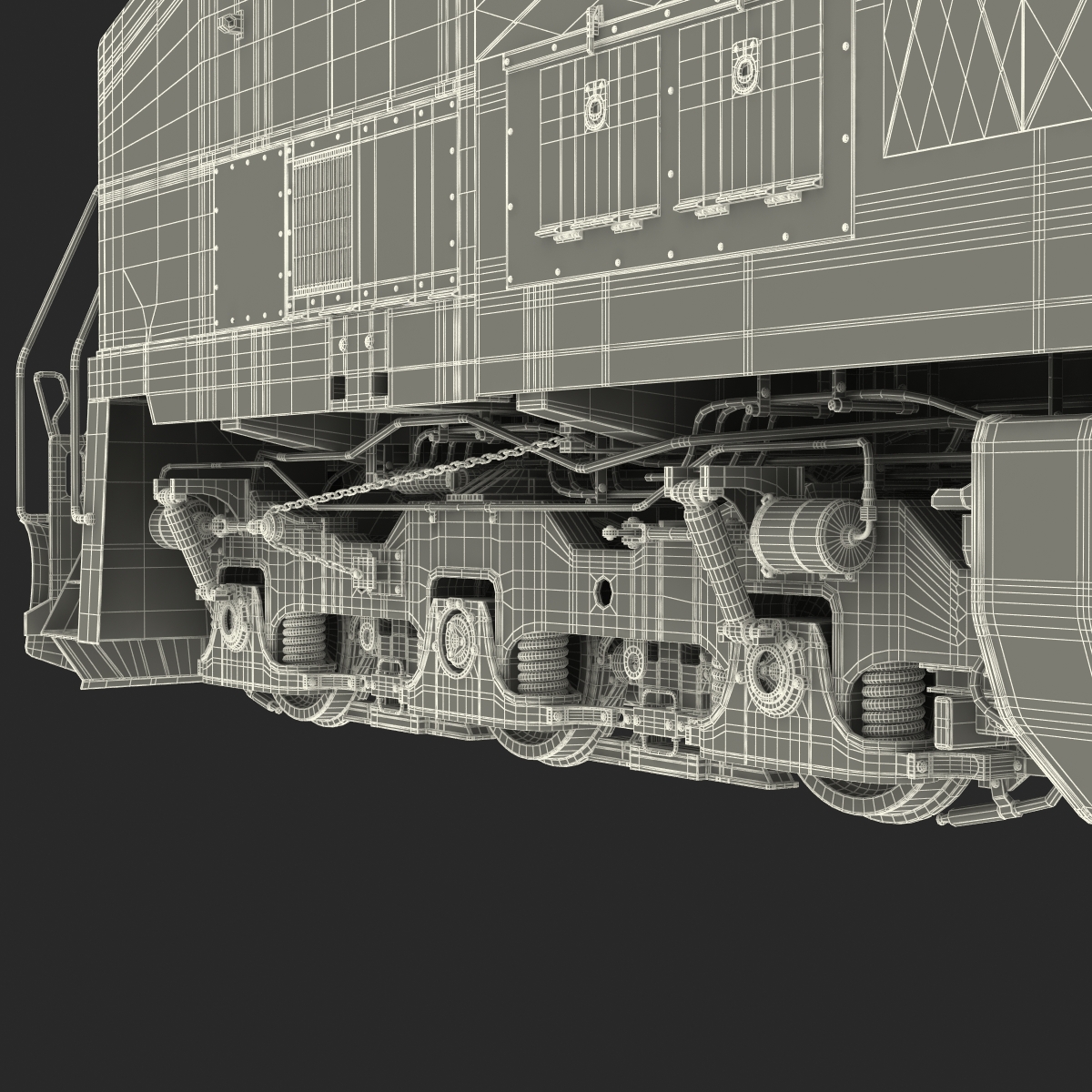 Locomotive ES40DC Norfolk Southern 3D model