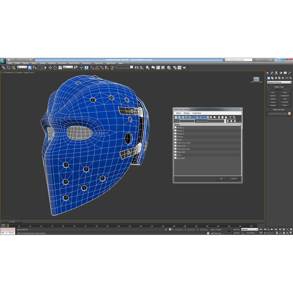 3D Hockey Mask 4 model