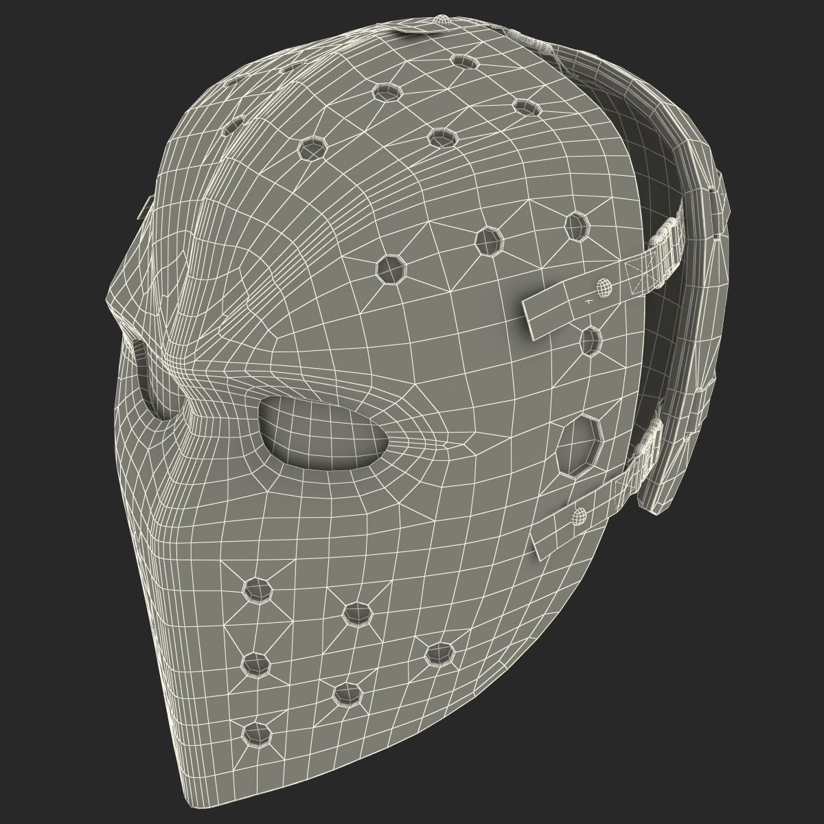 3D Hockey Mask 4 model